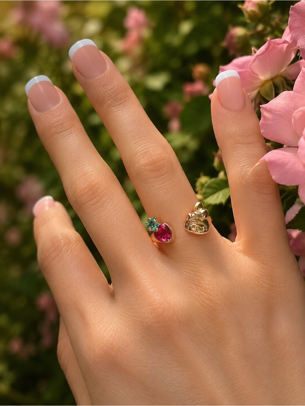 NWOT Gold-Tone My Melody Heart Adjustable Ring